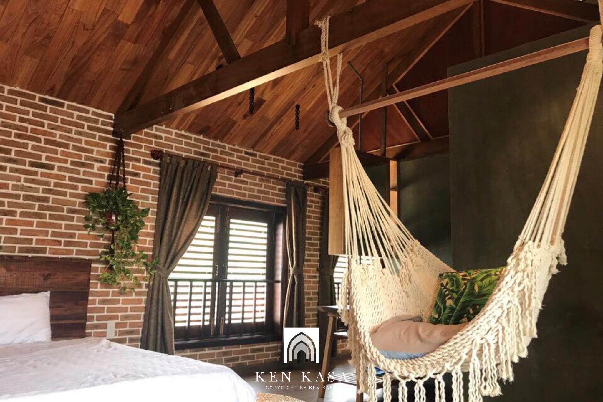 Mẫu thiết kế nội thất homestay phong cách thô mộc hot nhất hiện nay