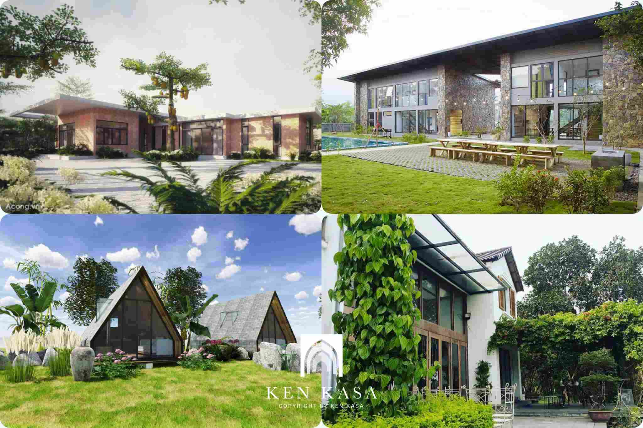 10 Tuyệt chiêu thiết kế homestay nhà vườn đẹp và hiệu quả