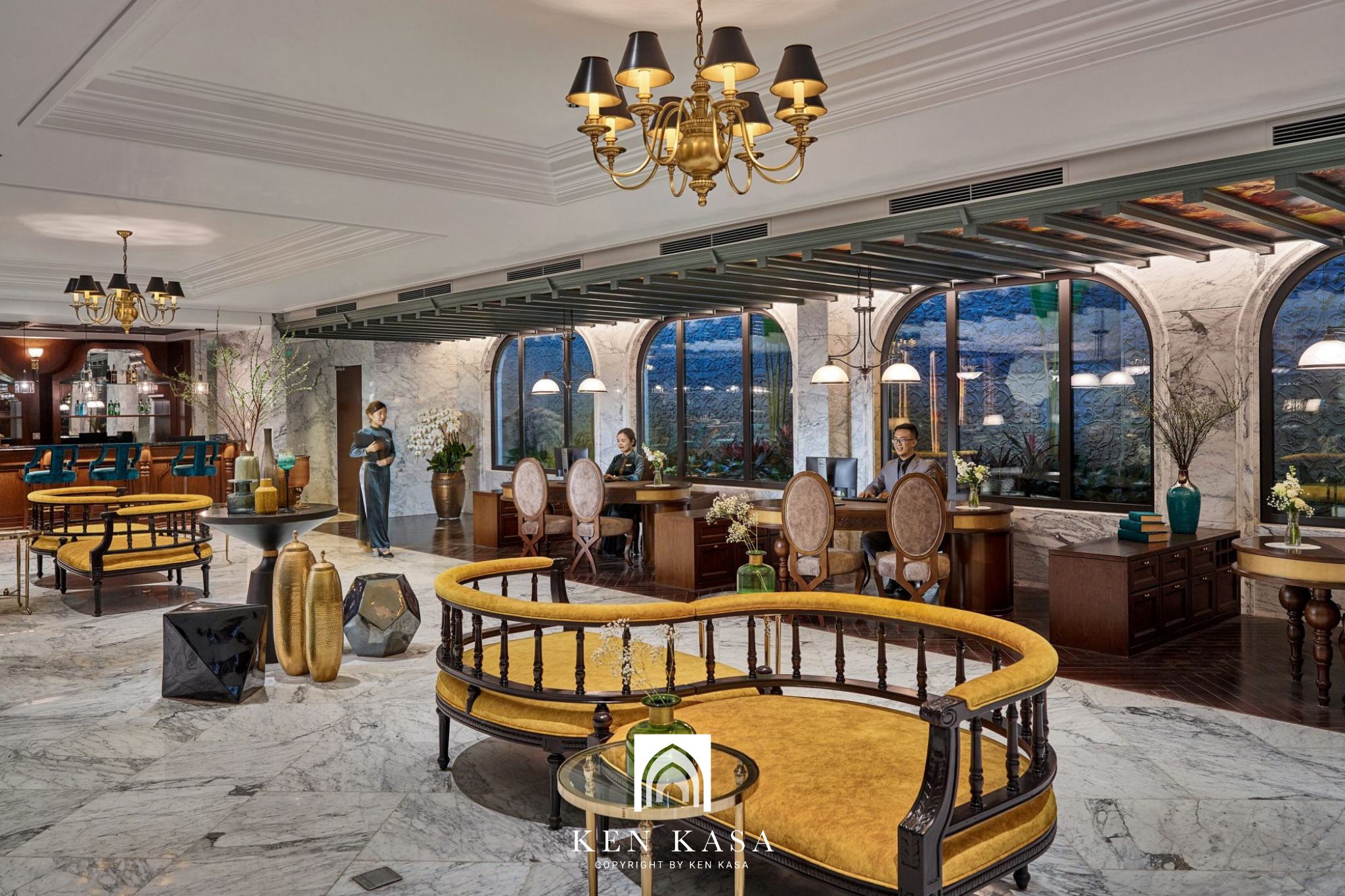 khu vực sảnh của Peridot Grand Luxury Boutique Hotel