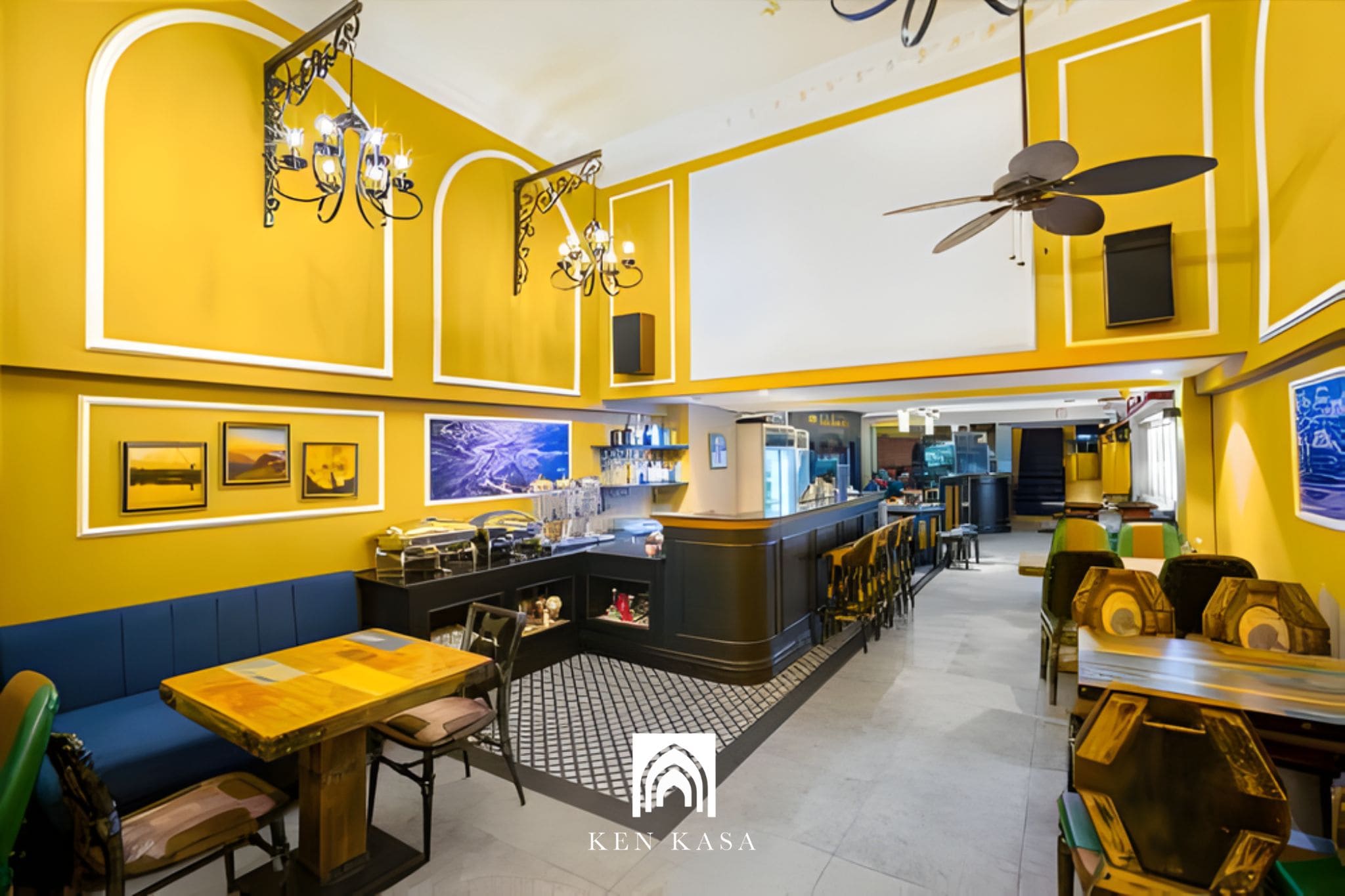 Thiết kế nội thất mang phong c&aacute;ch hiện đại pha ch&uacute;t cổ điển