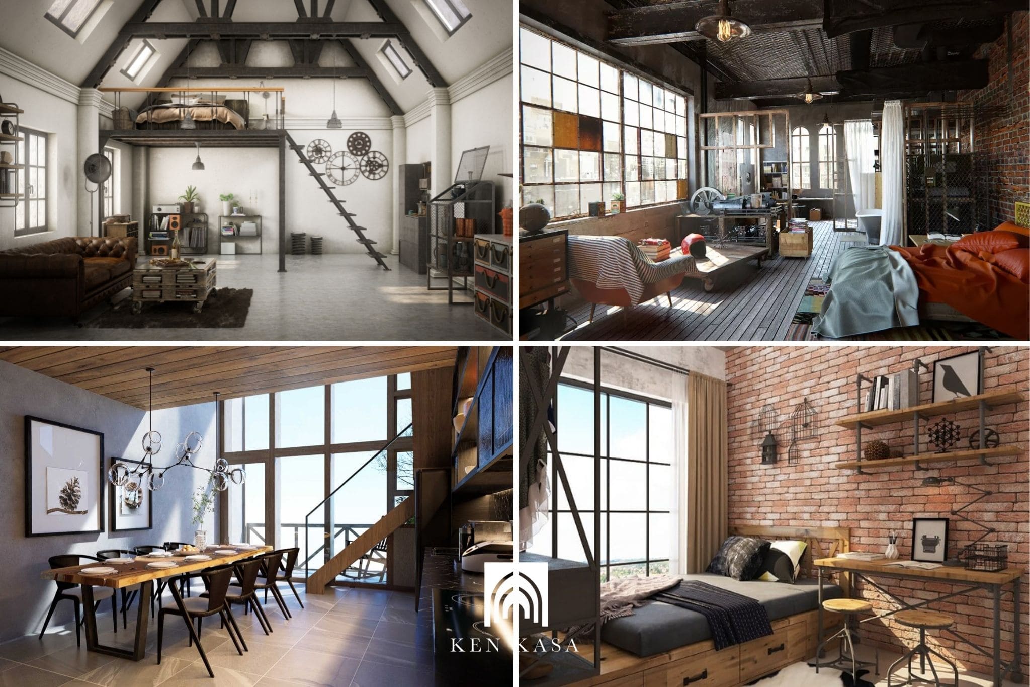 Phong c&aacute;ch Industrial