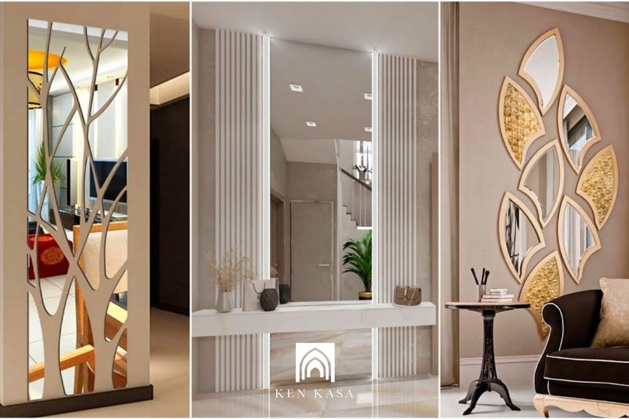 Sử dụng gương và bề mặt phản chiếu hợp lý