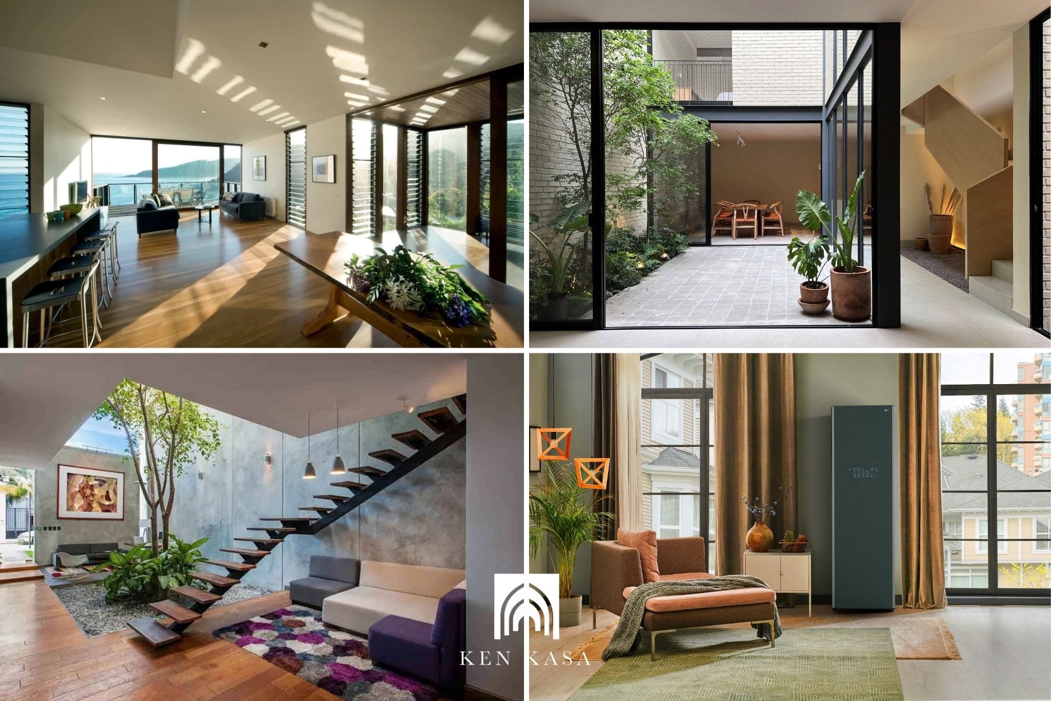 Tận dụng cửa kính và cửa sổ lớn để tăng ánh sáng tự nhiên