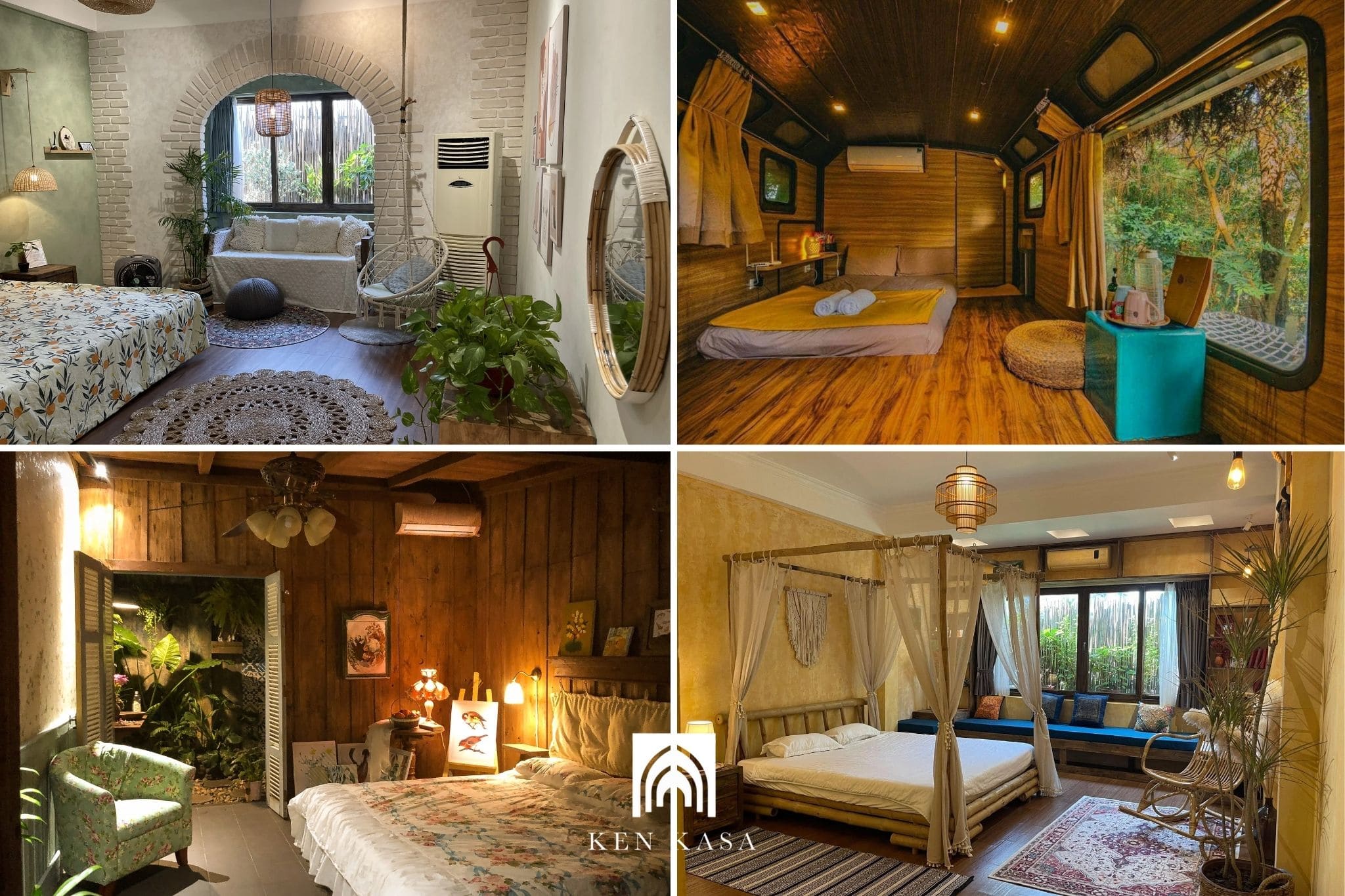 Thiết kế các phòng lưu trú theo concept riêng biệt