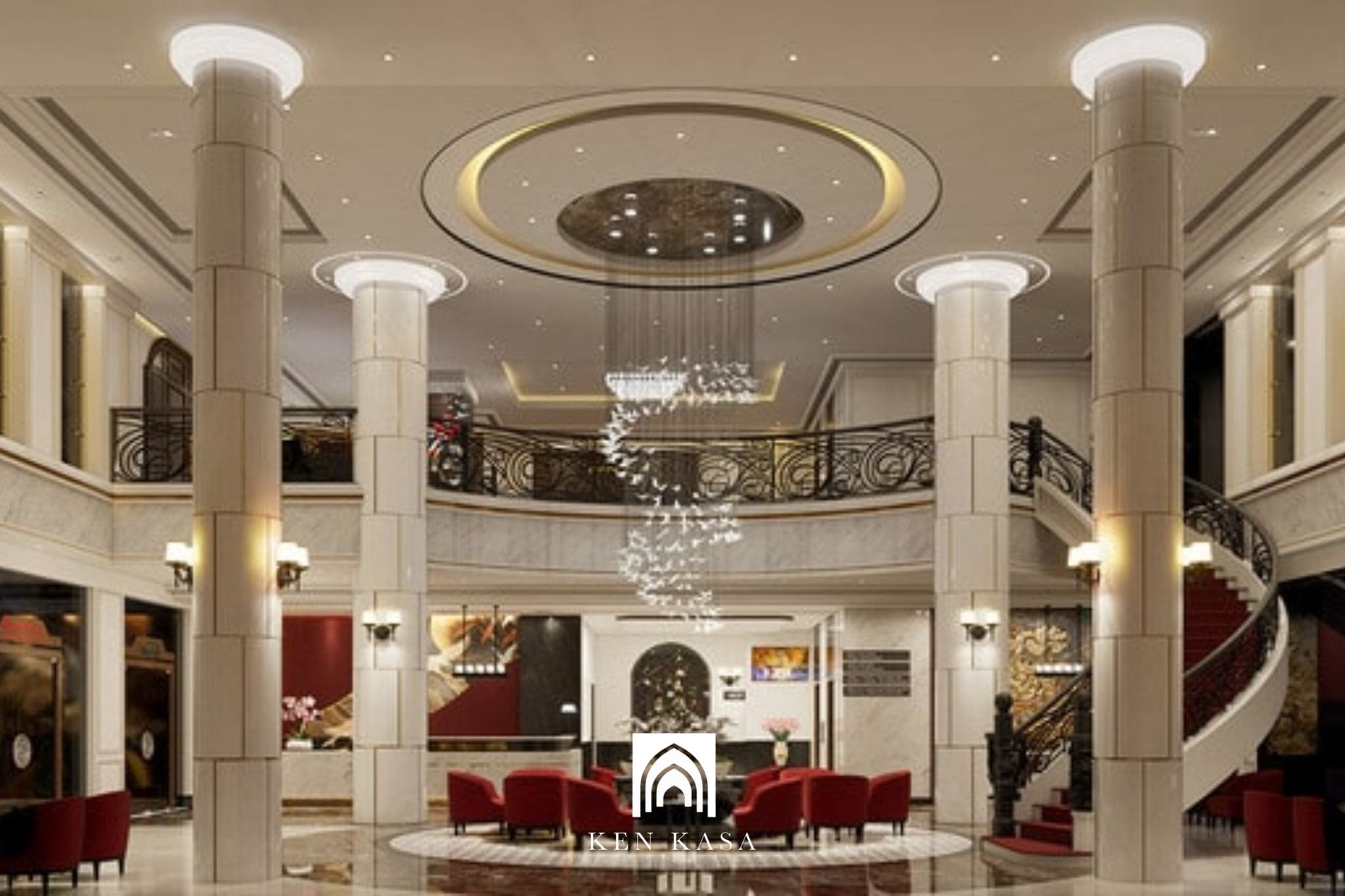 mẫu thiết kế kh&aacute;ch sạn t&acirc;n cổ điển 4 sao