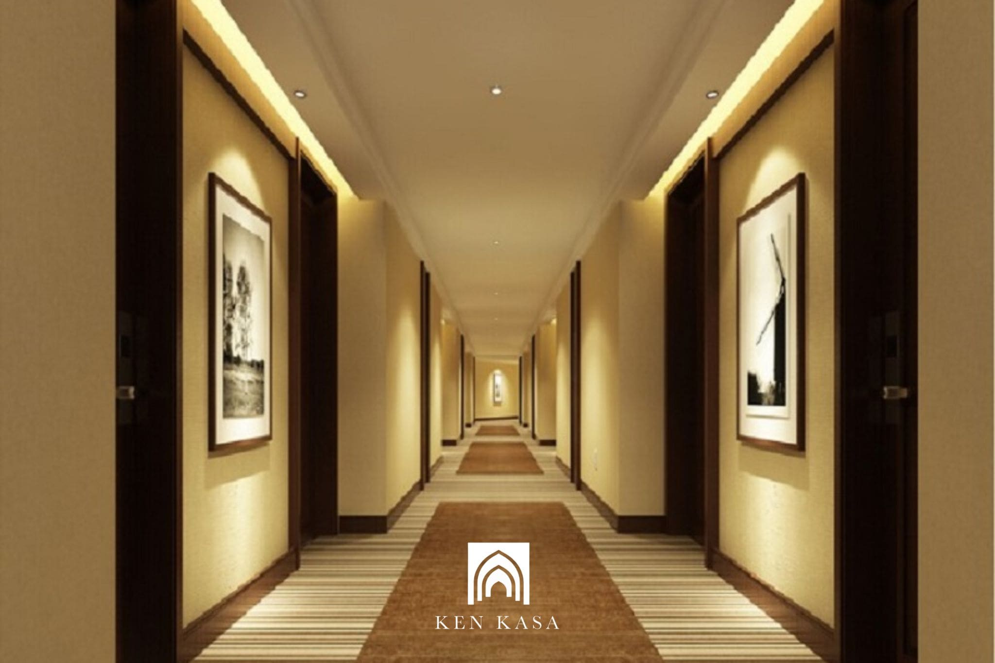 Thiết kế nội thất h&agrave;nh lang v&agrave; khu vực giao th&ocirc;ng