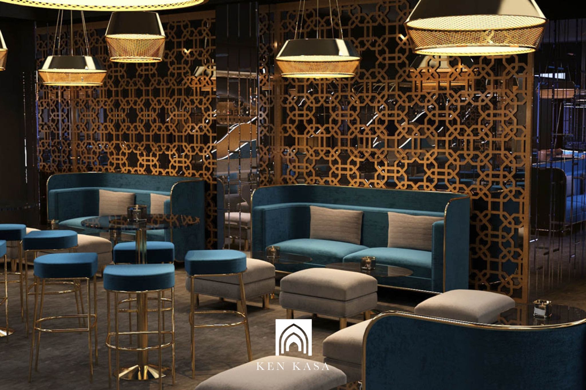 Thiết kế nội thất quầy bar và lounge