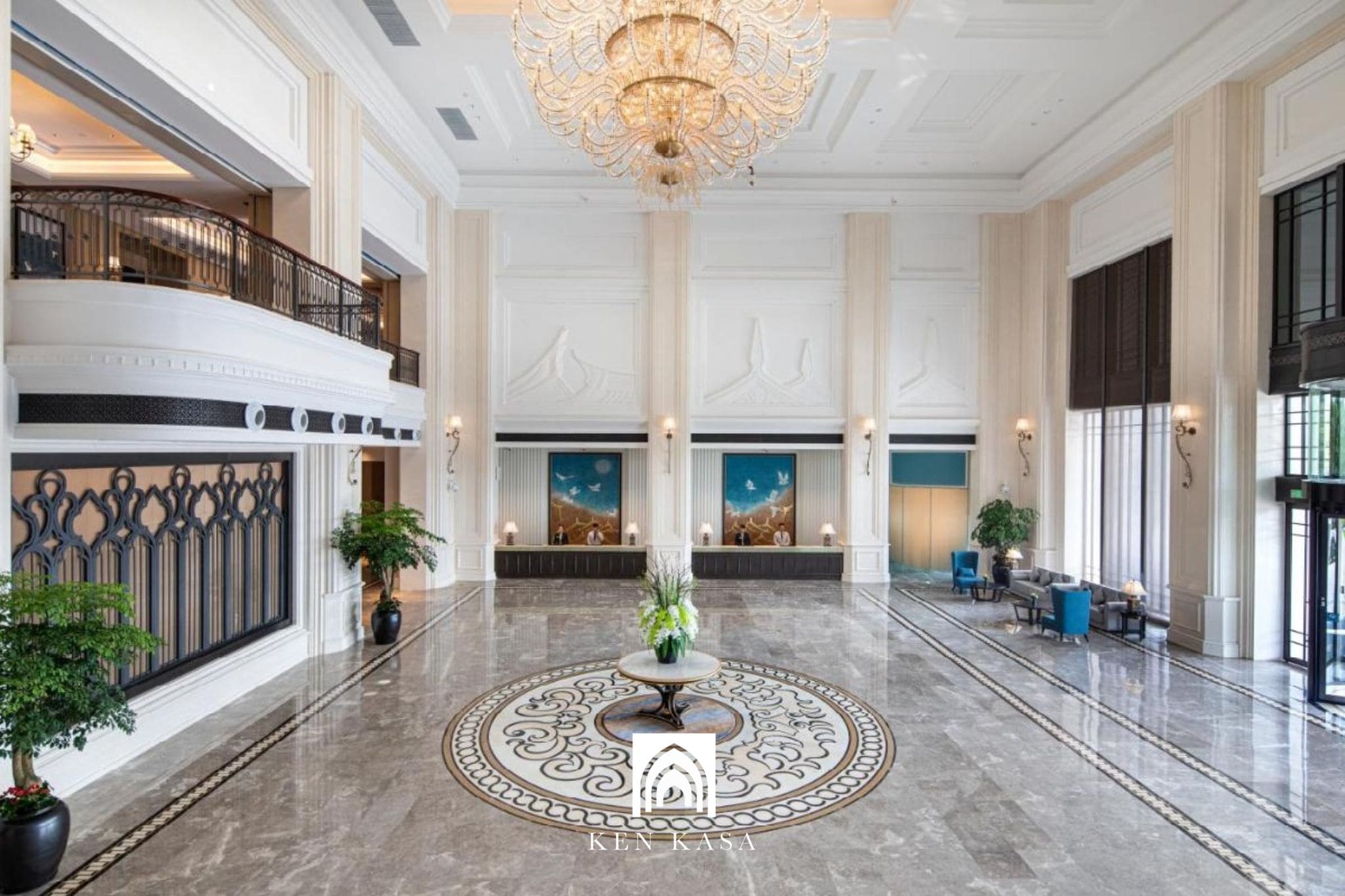 Thiết kế nội thất sảnh khách sạn 5 sao