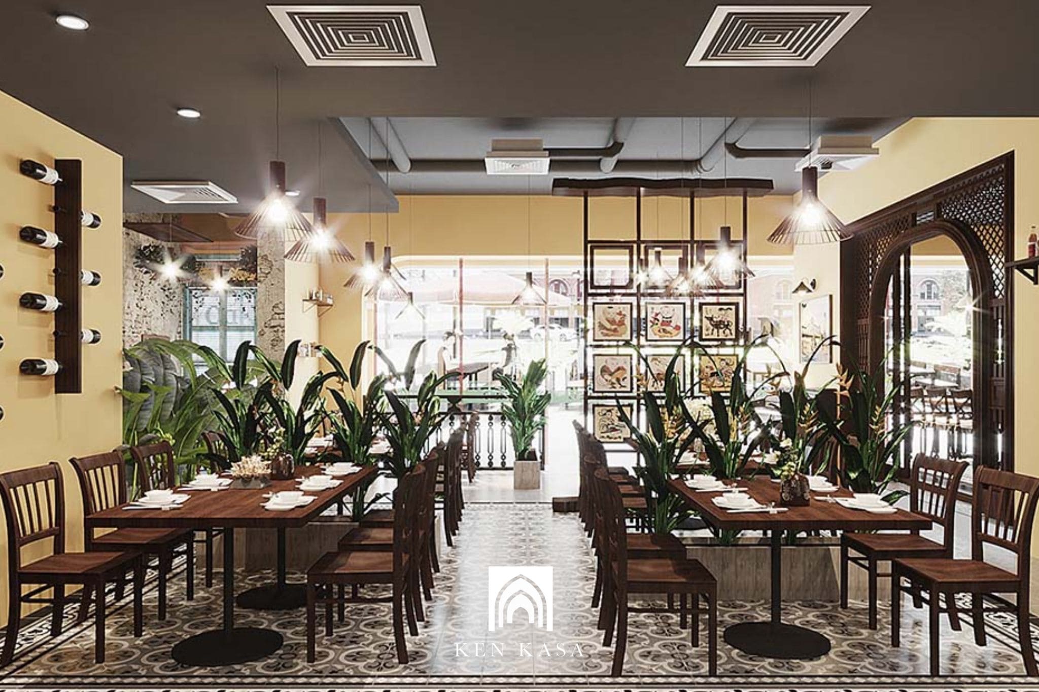 Màu sắc ấm áp, vật liệu cao cấp