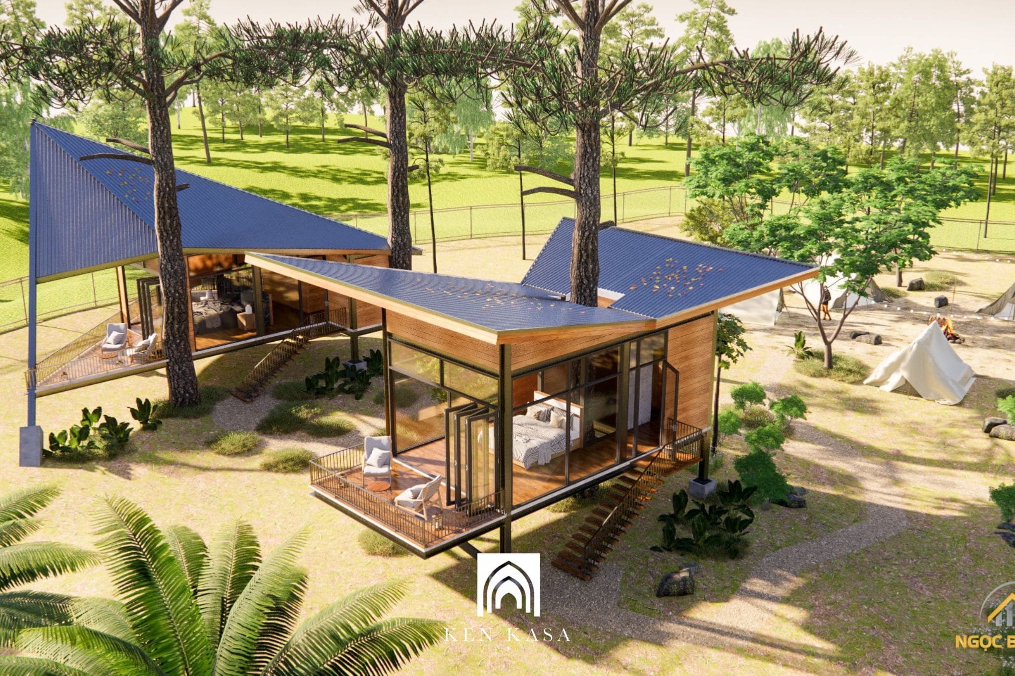 Ưu điểm của mô hình nhà vườn lắp ghép