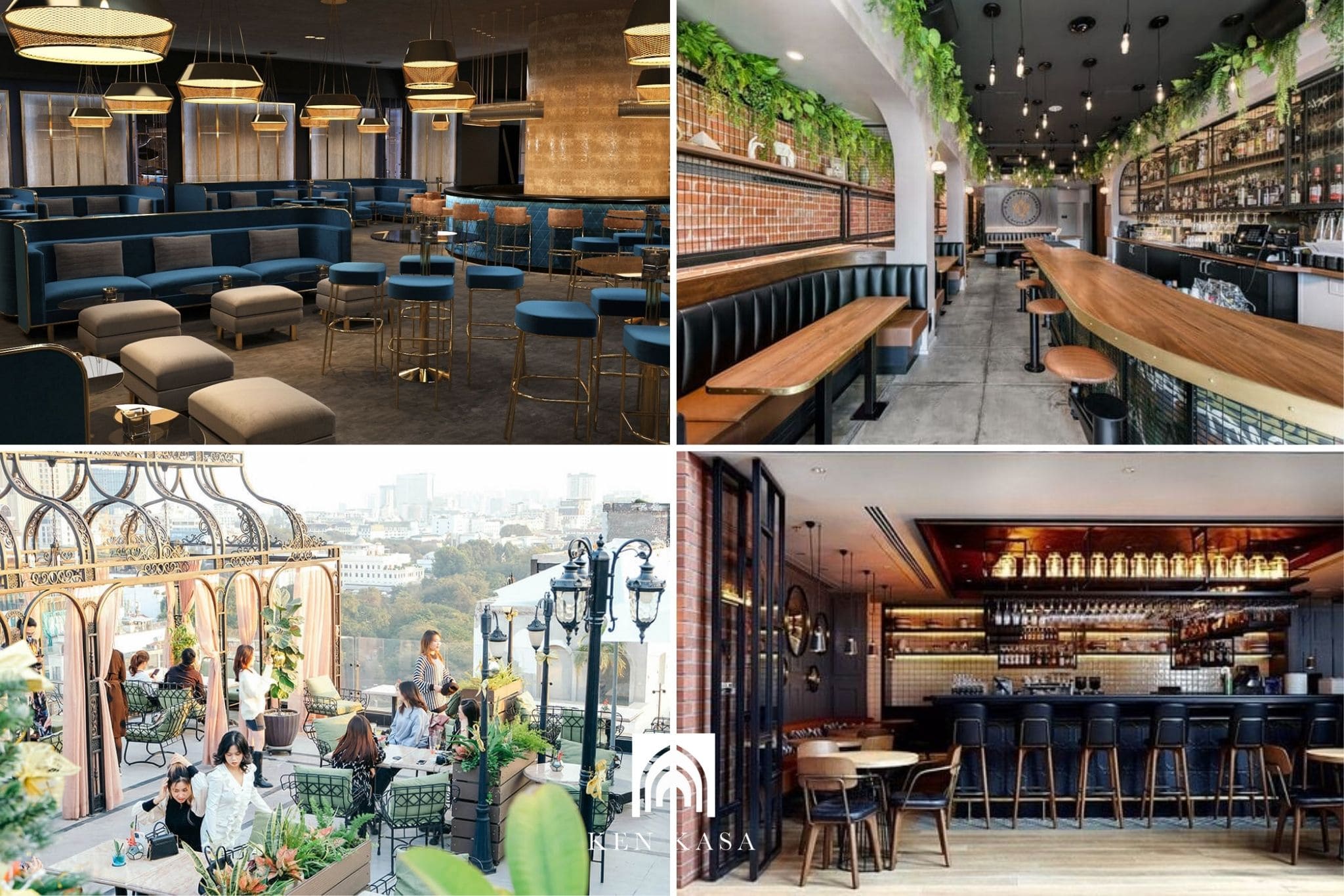 Nhà hàng, quầy bar, khu dịch vụ phụ trợ 