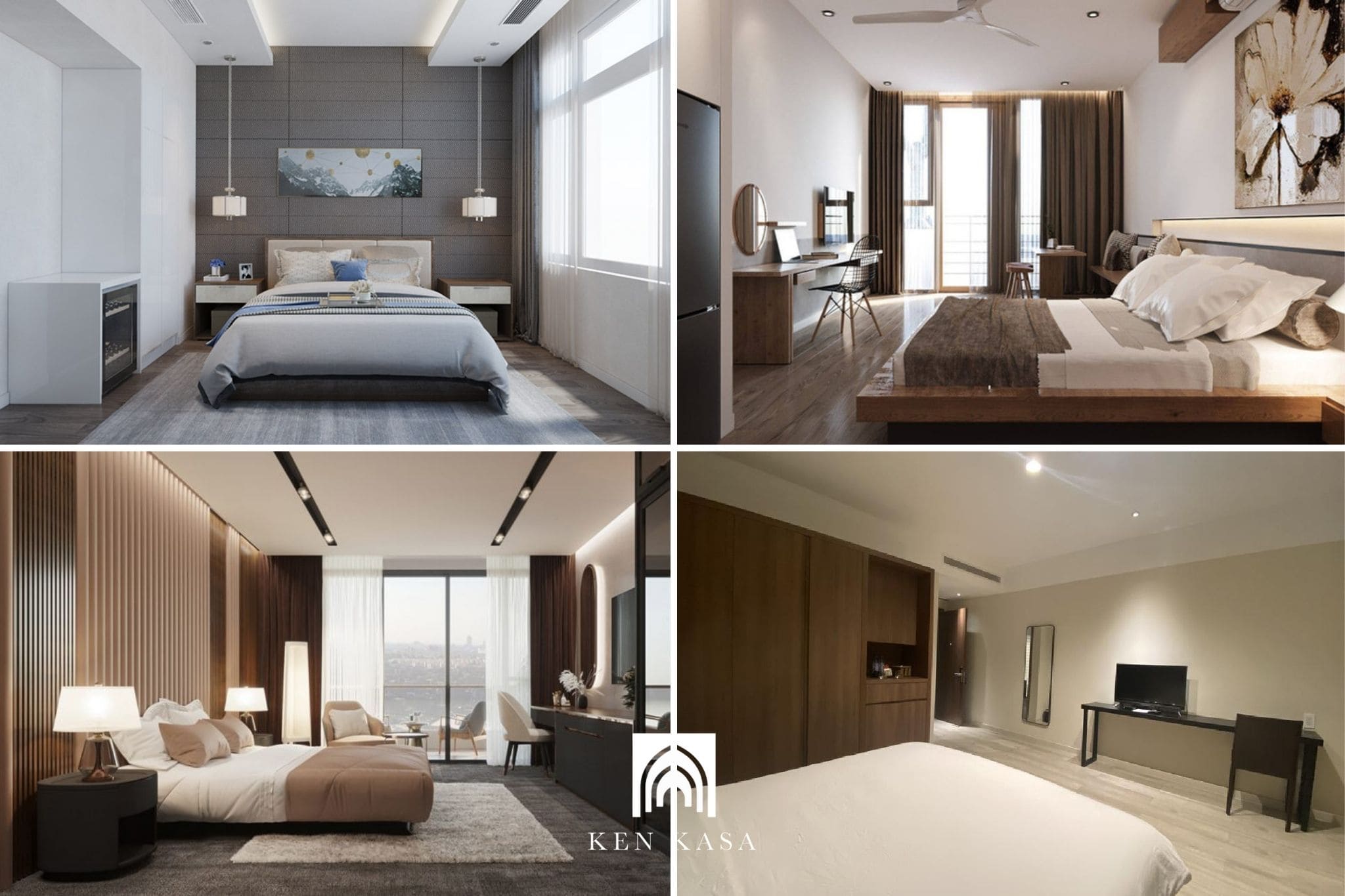 Phòng ngủ / phòng khách riêng khách sạn hiện đại 