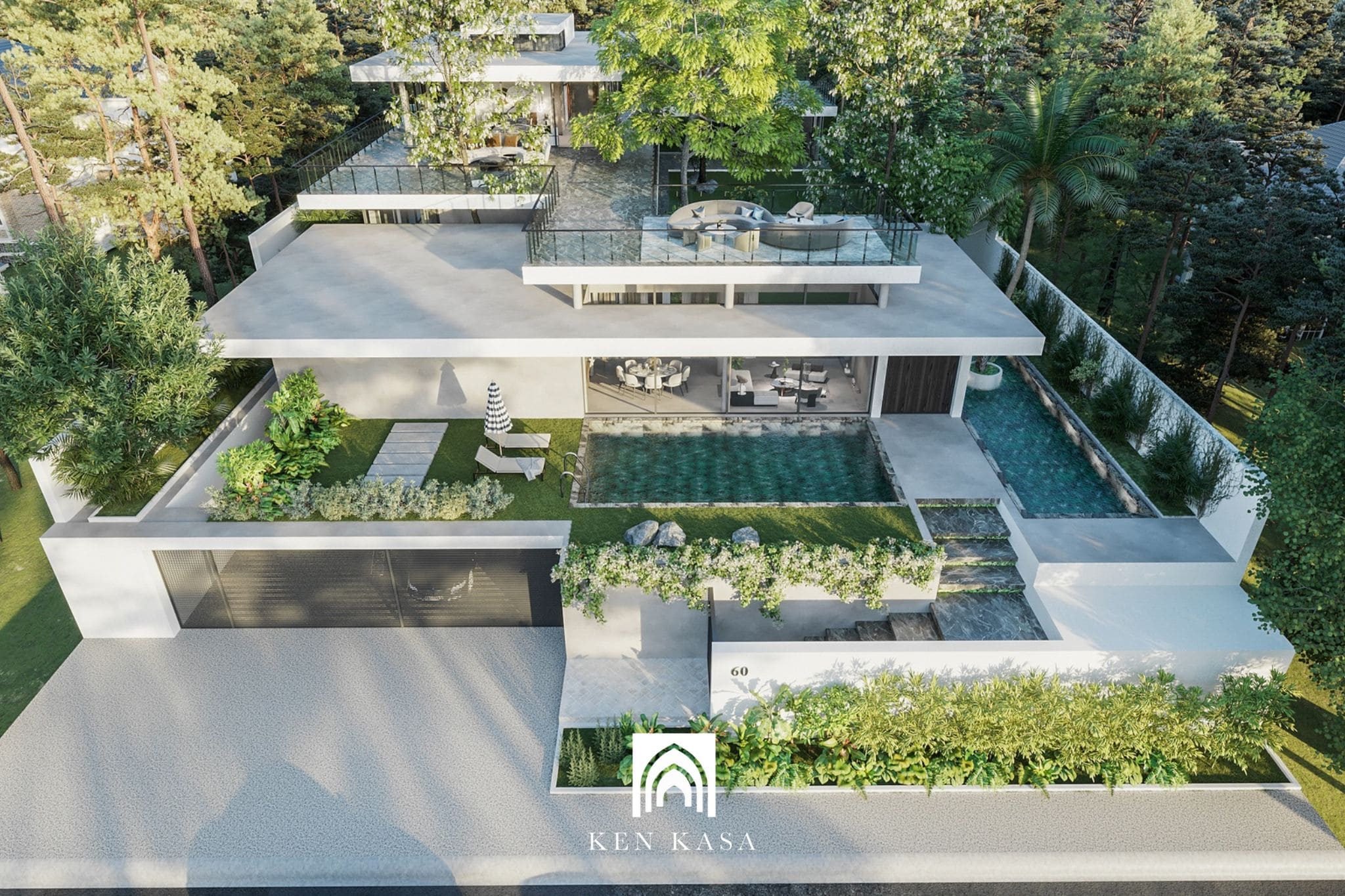 Biệt thự nh&agrave; vườn villa phong c&aacute;ch sang trọng