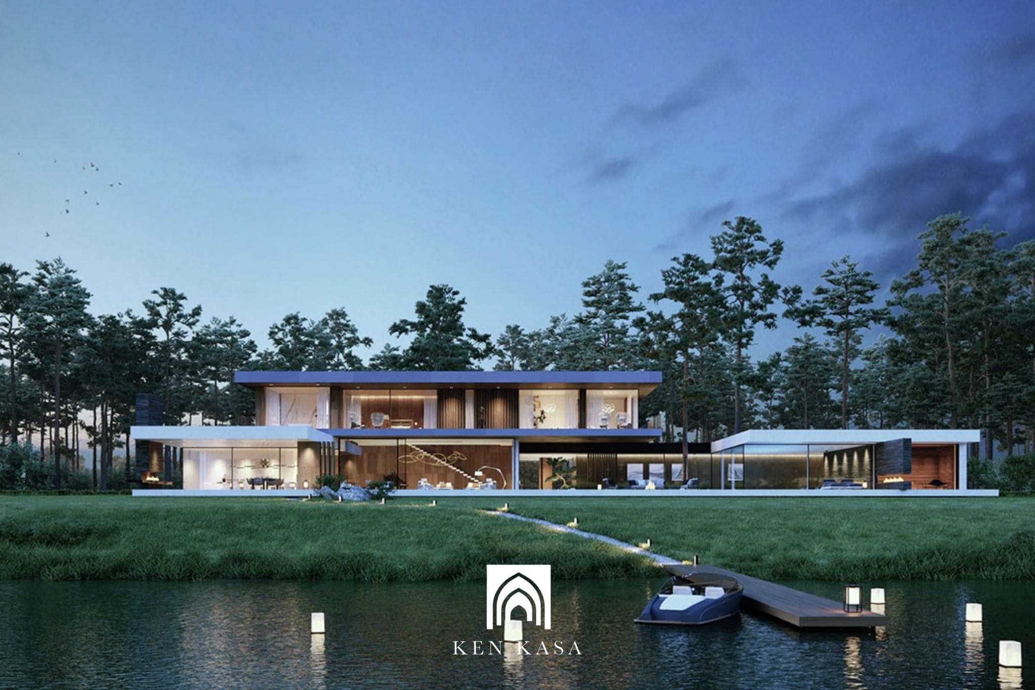 Nh&agrave; vườn nghỉ dưỡng ven hồ, ven s&ocirc;ng