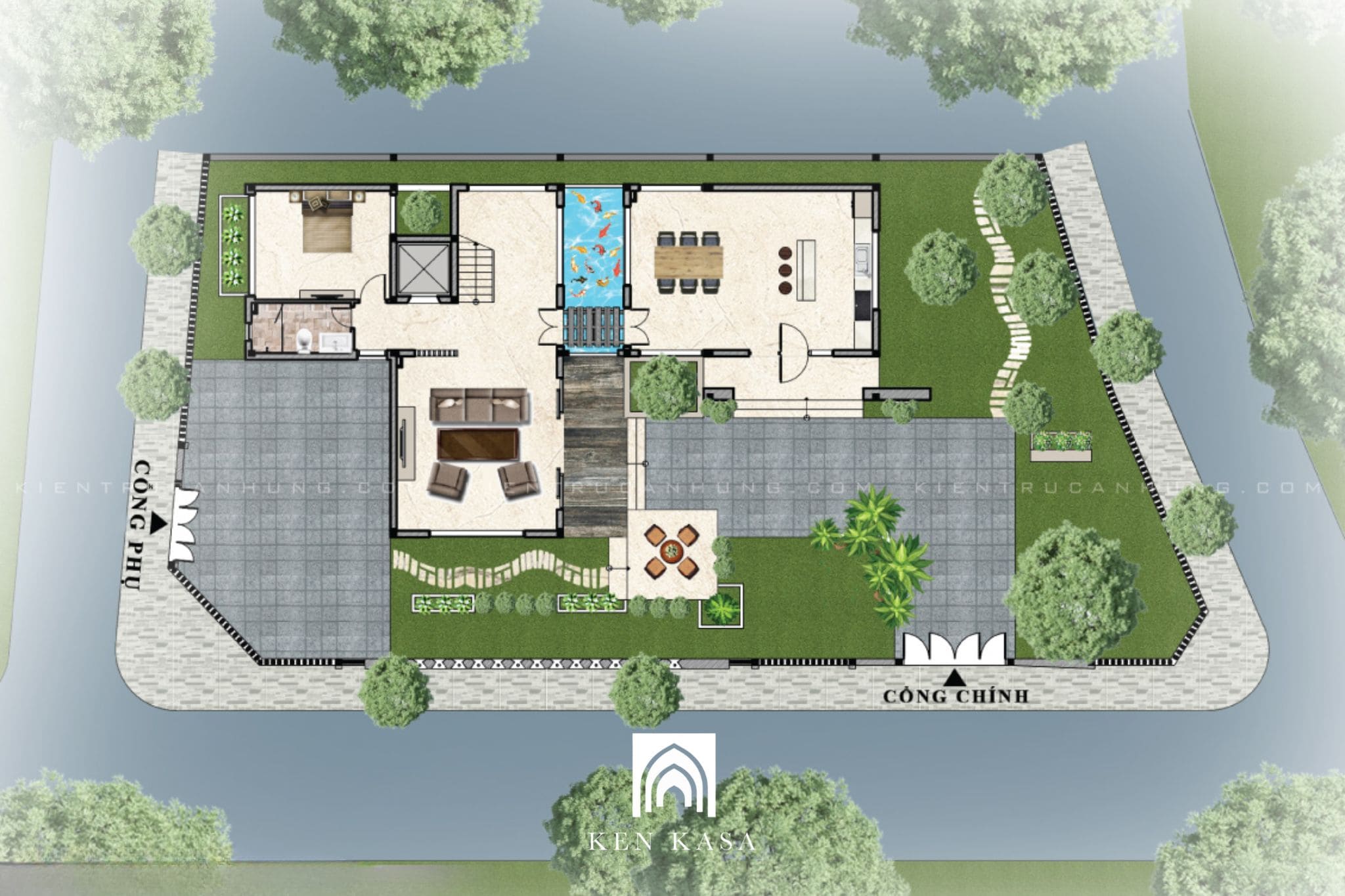 Quy hoạch mặt bằng theo m&ocirc; h&igrave;nh khai th&aacute;c thực tế