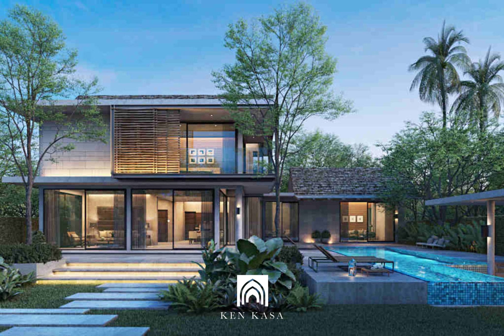 Phong cách thiết kế biệt thự nghỉ dưỡng hiện đại