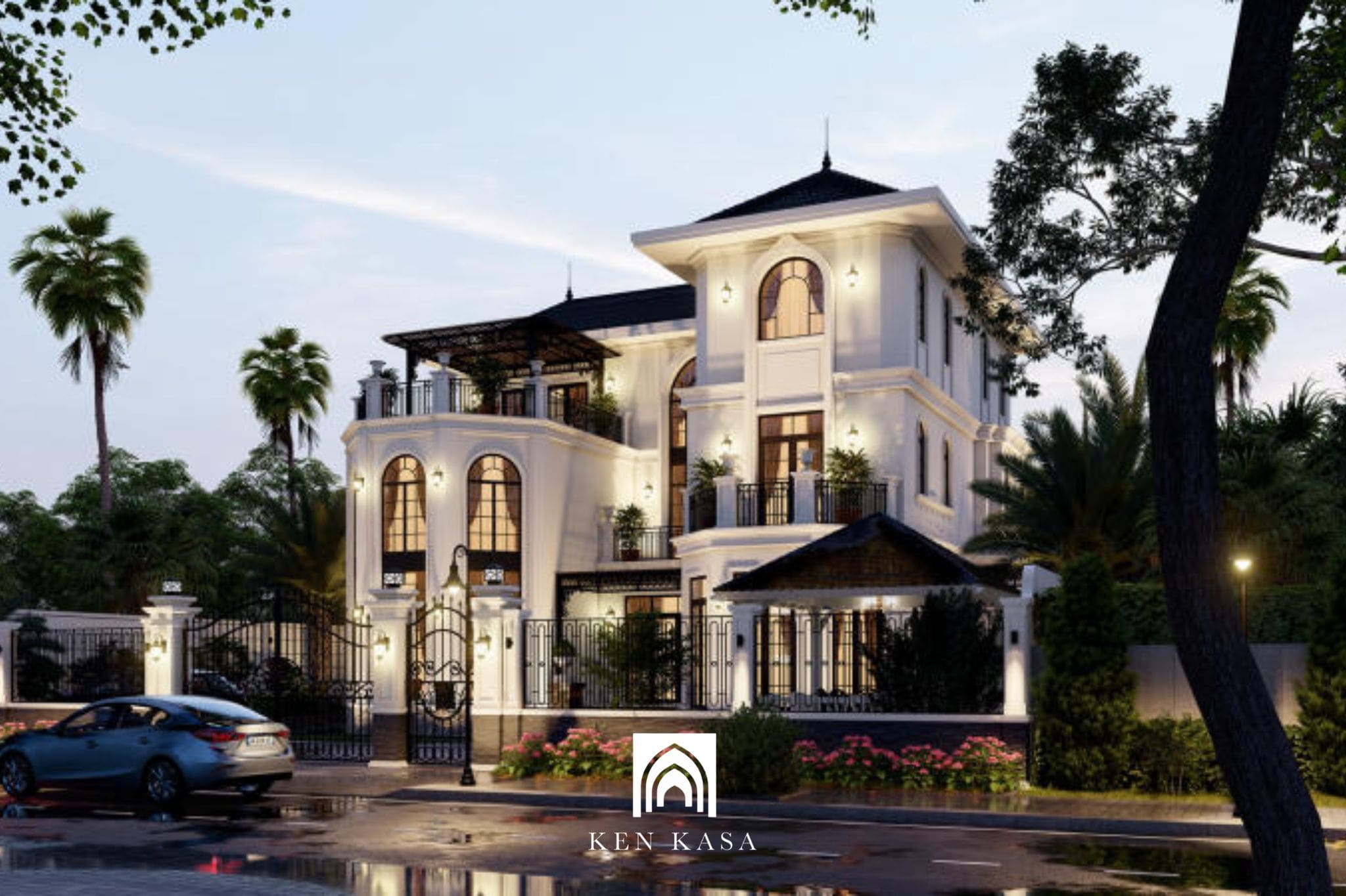 Phong cách thiết kế biệt thự nghỉ dưỡng Indochine