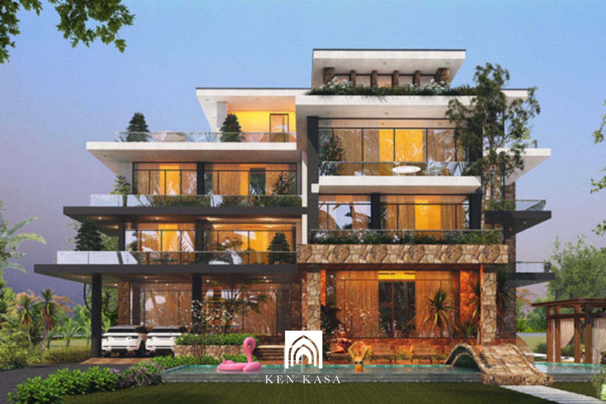 Phong cách thiết kế biệt thự nghỉ dưỡng Luxury hiện đại