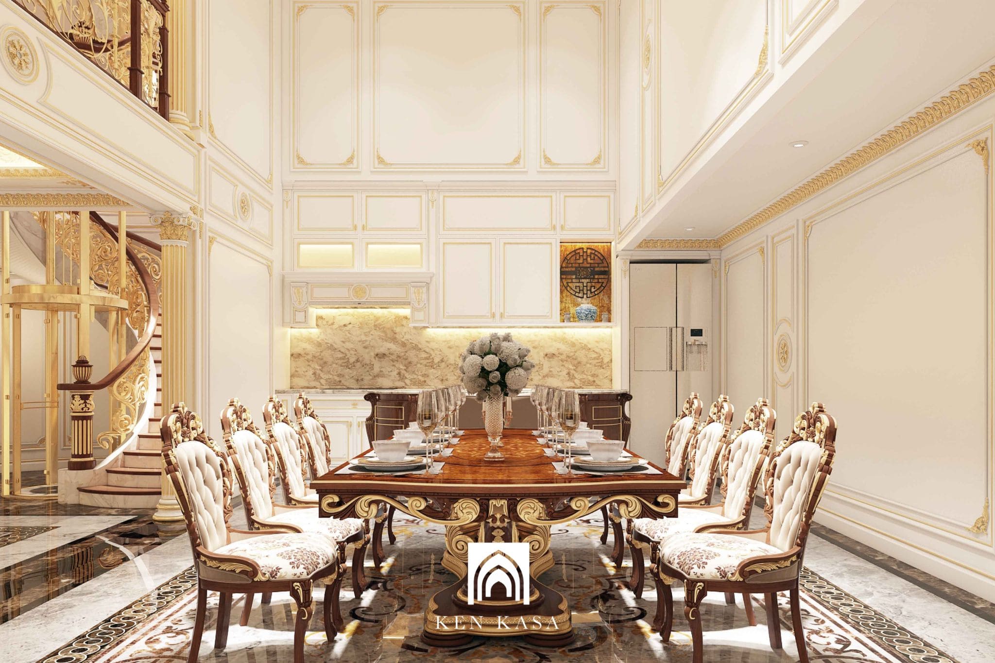 Không lạm dụng phào chỉ gây rối mắt và nặng nề