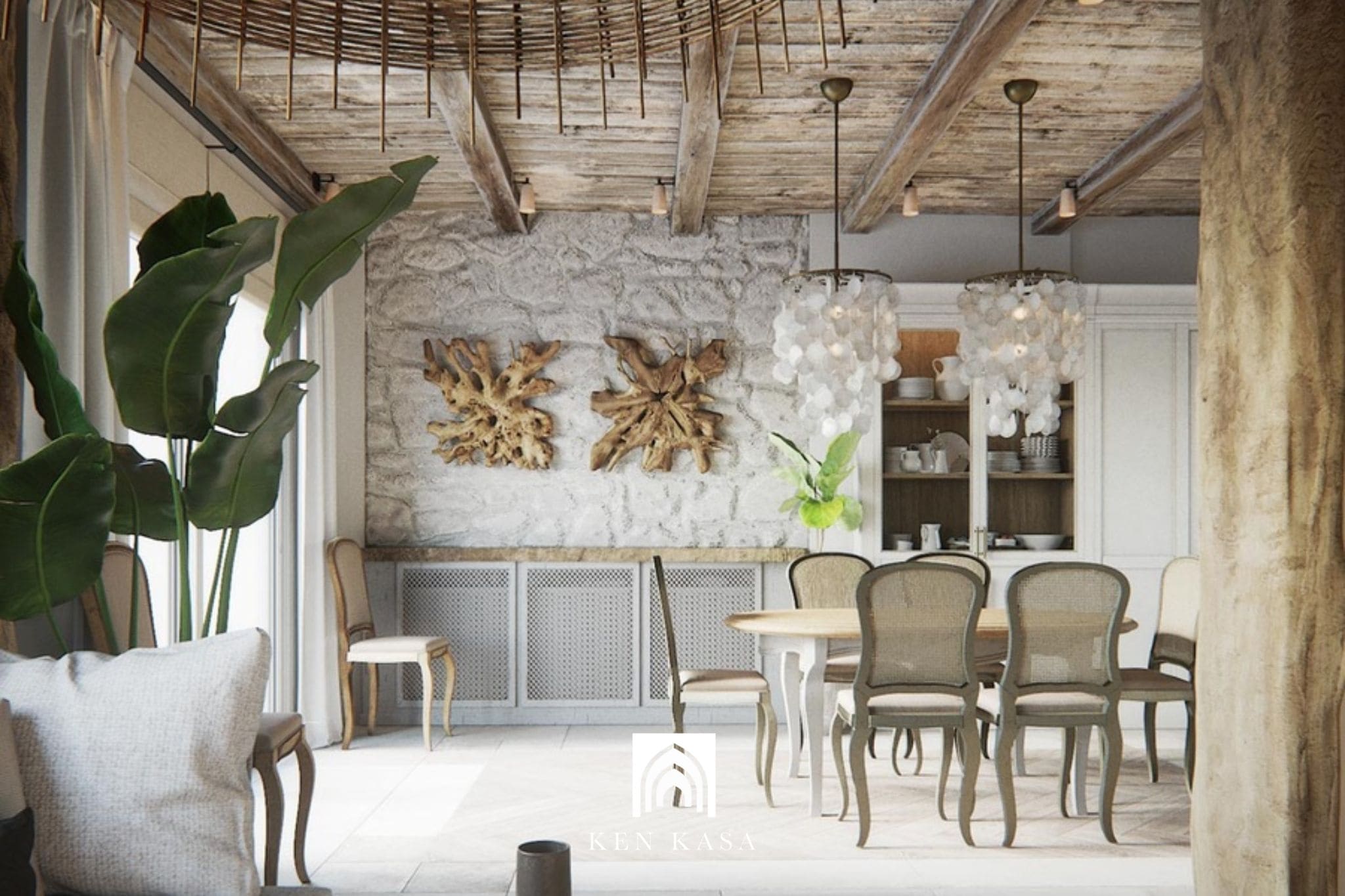 Mẫu resort mini phong c&aacute;ch Rustic &ndash; mộc mạc