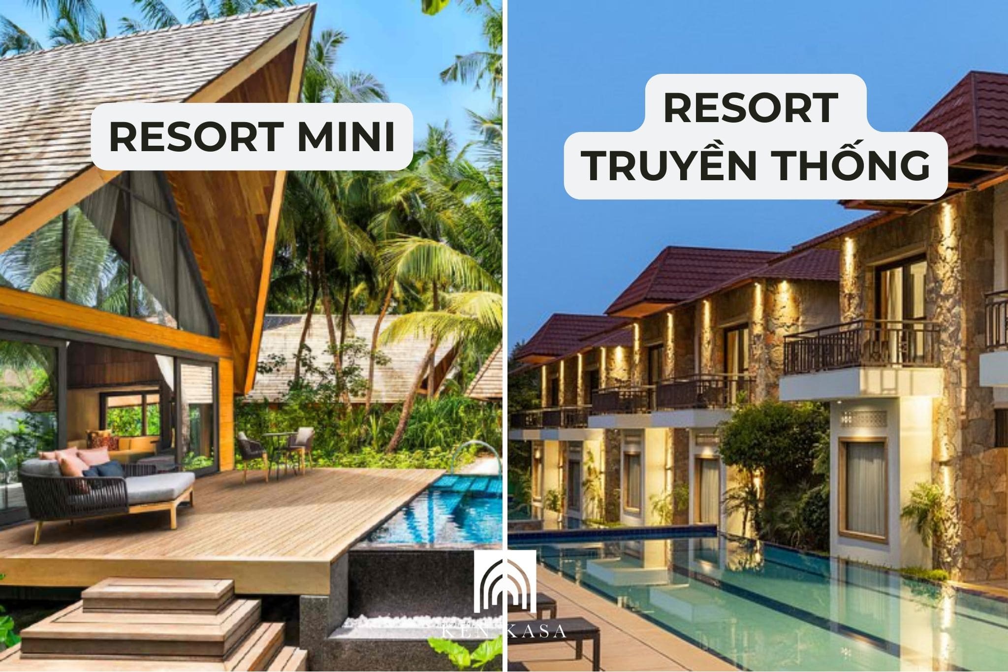 Chi ph&iacute; đầu tư ban đầu thấp hơn resort truyền thống